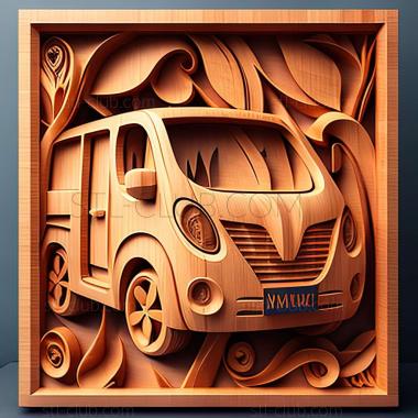 3D мадэль Nissan NV200 (STL)